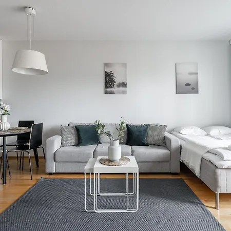 Apartmán Modern 1br With Sauna, Balcony & Free Parking Tampere