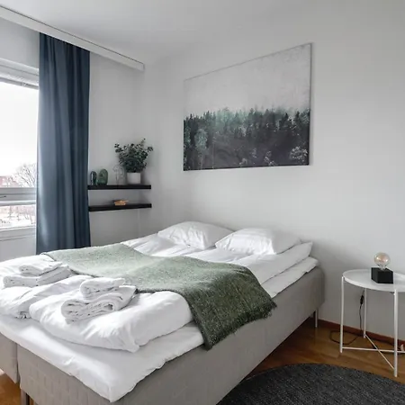 Apartmán Modern 1br With Sauna, Balcony & Free Parking *